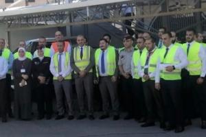 IIAB practices the evacuation of the main building of public administration